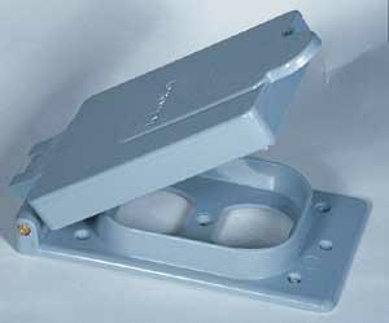 IPEX 20241 Receptacle Cover, White, PVC