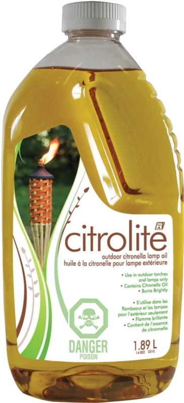 Recochem 14-802 Citronella Lamp Oil, Hydrocarbon, 1.89 L
