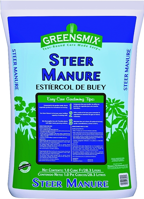 Greensmix WGM13204 Steer Manure, 1 cu-ft