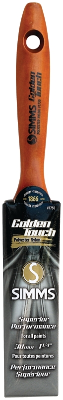 Simms 1750-30 Wall Brush, 1-1/4 in W, 2-1/2 in L Bristle, Nylon/Polyester Bristle
