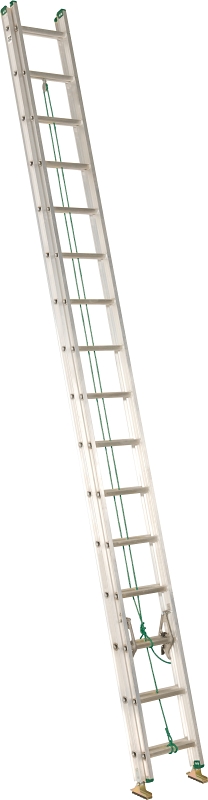Louisville LP-2032 Extension Ladder, 225 lb, Aluminum