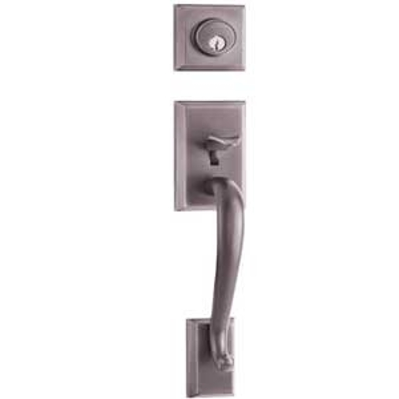 Taymor Professional Series 34-FV0467 Handleset, 3 Grade, Keyed Different Key, Metal, Satin Nickel, WR5 Keyway