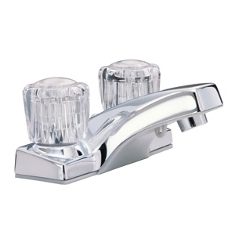 Taymor Fundamentals 06-4431 Series Bathroom Faucet, Polished Chrome, 6-1/16 in W x 2-3/16 in D Plate Size, 3-13/16 in