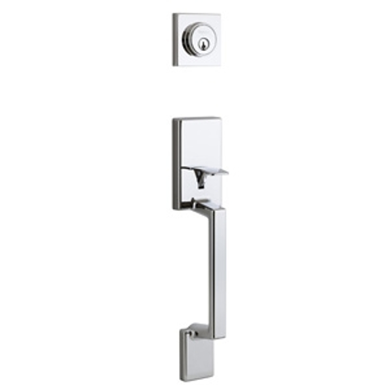Taymor Professional Series 34-FV0726 Handleset, 3 Grade, Metal, Polished Chrome, 2-3/8 to 2-3/4 in Backset, WR5 Keyway