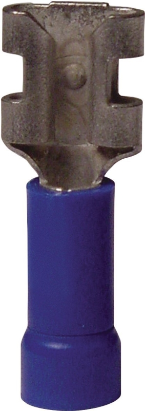 GB 20-143F Disconnect Terminal, 600 V, 16 to 14 AWG Wire, 1/4 in Stud, Vinyl Insulation, Blue