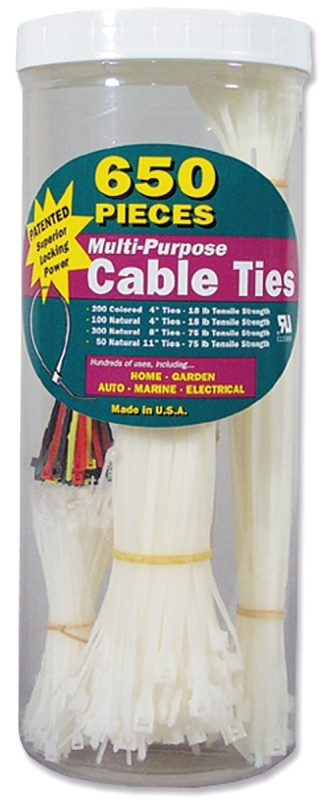 GB 65001 Cable Tie, Double-Lock Locking