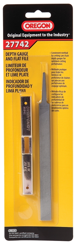 Oregon 27742 Depth Gauge Tool with Flat File, Steel