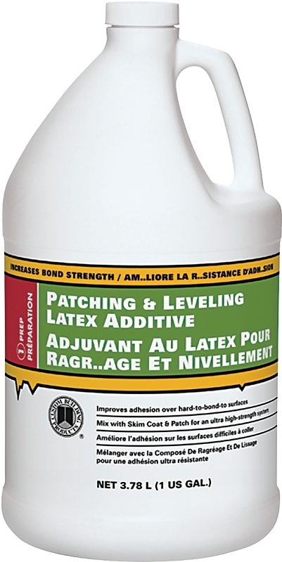 Custom CLQLA1 Patching and Leveling Additive, Liquid, White, 1 gal, Bottle