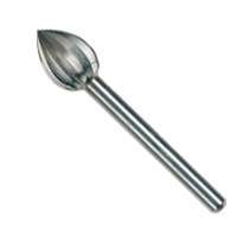 DREMEL 124 Cutter, 5/16 in Dia, 1-1/2 in L, 1/8 in Dia Shank, HSS