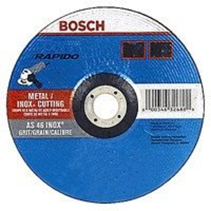 Bosch TCW27S500 Cutting Wheel, 5 in Dia, 0.04 in Thick, 7/8 in Arbor, 60 Grit, Aluminum Oxide Abrasive