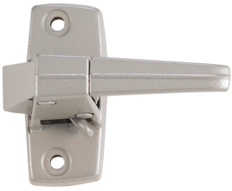 Ideal Security ZD Series SK10 Latch with Solid Strike, Silver, 1-3/4 in Hole Spacing, Zinc