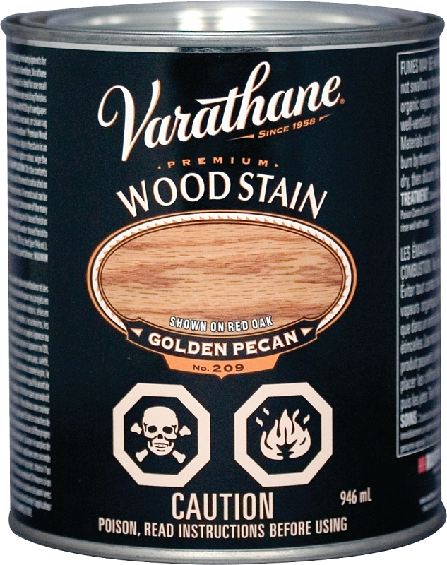 Varathane Y215308H Stain, Golden Pecan, Liquid, 946 mL