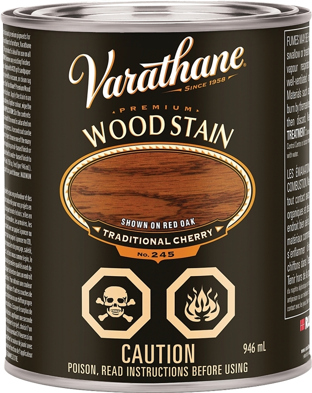 Varathane Y215320H Stain, Traditional Cherry, Liquid, 946 mL