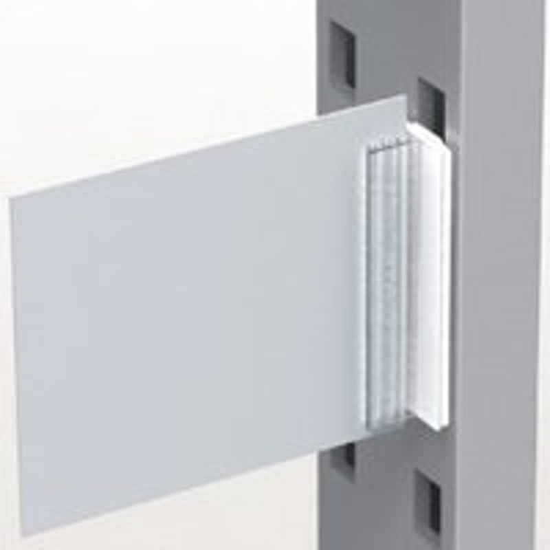 SOUTHERN IMPERIAL Fast-Gripz RFG2-WU-H100 Warehouse Upright Fast Grip, 3 in L, 1 in W, Clear/White