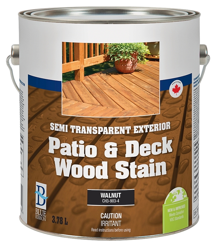 UCP Paints CH3-903-4 Deck and Patio Stain, Walnut