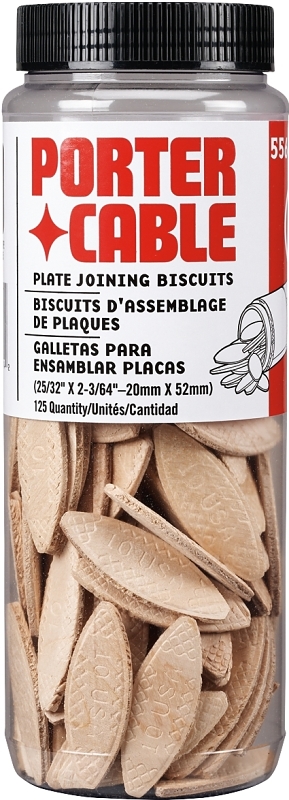 PORTER-CABLE 5561 Joining Biscuit, #10, Beechwood, Brown