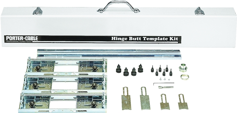 PORTER-CABLE 59381 Hinge Butt Template Kit, Plastic/Steel, For: All 1.5 hp and Larger Router