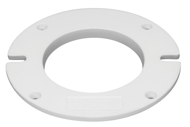 Oatey 43519 Closet Flange Spacer, PVC, White, For: Closet Flange, 1/4 in