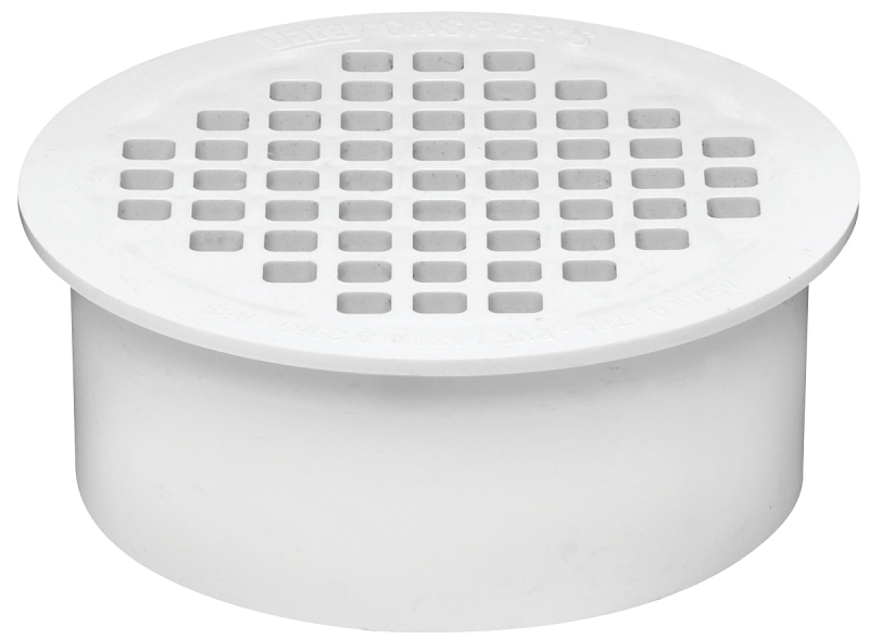 Oatey 43569 Floor Drain, PVC, For: SCH 40 DWV PVC Pipes