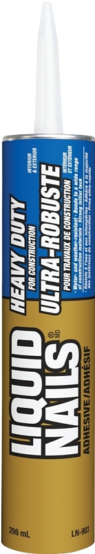 Liquid Nails LN-904 Construction Adhesive, Tan, 296 mL Cartridge