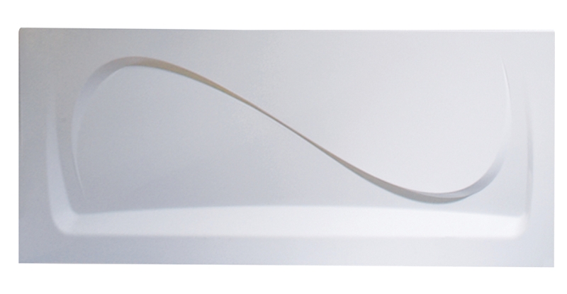 MAAX Cocoon 6032 Series 102725-000-001-000 Bathtub Apron, Rectangular, Acrylic, White