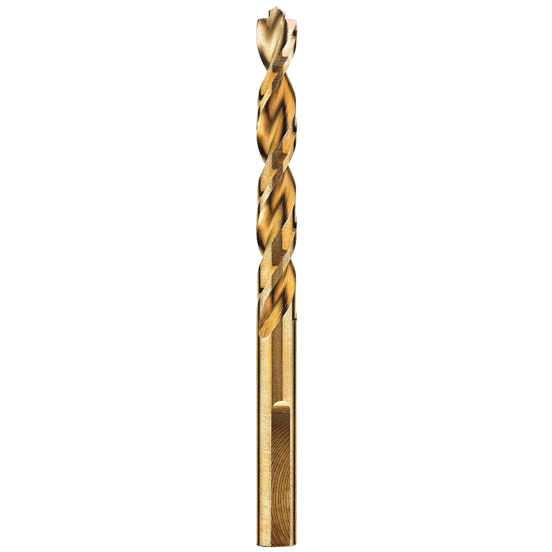 DeWALT DWA1216 Drill Bit, 1/4 in Dia, 4 in OAL, Parabolic Flute, 3-Flat Shank