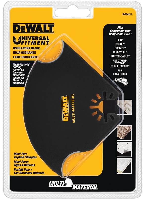 DeWALT DWA4214 Oscillating Blade, 5-1/2 in, HSS