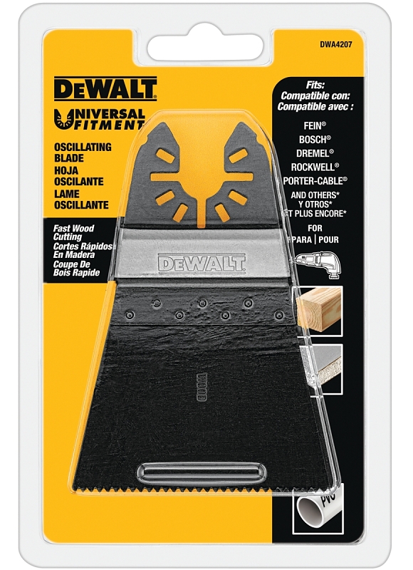 DeWALT DWA4207 Oscillating Blade, 2-1/2 in, HSS