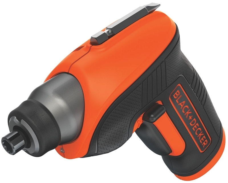 Black+Decker BDCS20C Screwdriver, Battery Included, 4 V, 1.4 Ah, 1/4 in Chuck, Hex Chuck