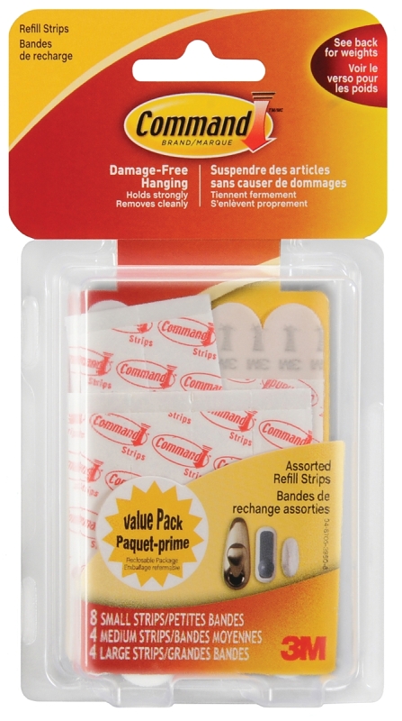 Command 17200C Refill Strip, White