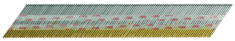 SENCO DA21EABN Finish Nail, 2 in L, 15 Gauge, Galvanized Steel, Brad Head, Smooth Shank