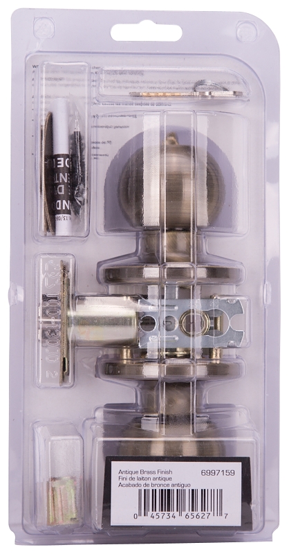 ProSource T3800V-PS Entry Knob, Brass, KW1, KA3 Keyway, 3 Grade