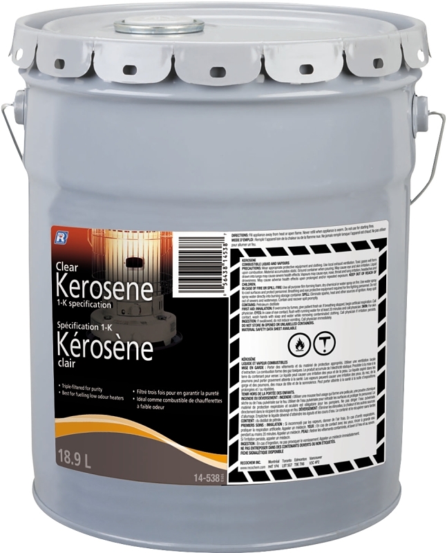 Recochem 14-538 Kerosene, 18.9 L Can