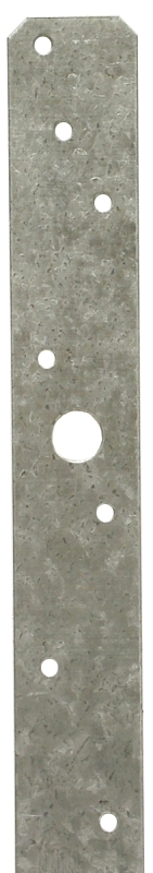 Simpson Strong-Tie MSTA36Z Hold Down, 36 in L, 1-1/4 in W, Steel, ZMAX, Fastening Method: Nails