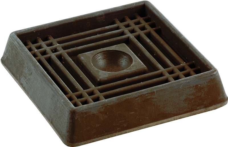 Shepherd Hardware 9074 Caster Cup, Rubber, Brown