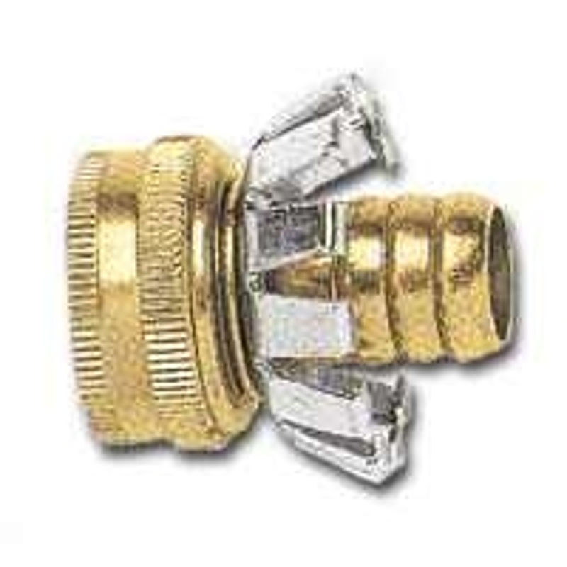 Gilmour C34F Hose Repair Coupler, 3/4 in, Female, Brass