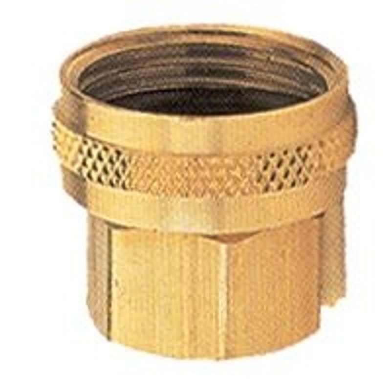 Gilmour 7FPS7FH Hose Connector, 3/4 x 3/4 in, FNPT x FNH, Brass
