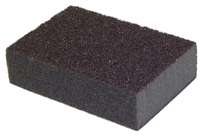NORTON MultiSand 49504 Sanding Sponge, 4 in L, 2-3/4 in W, Fine, Medium