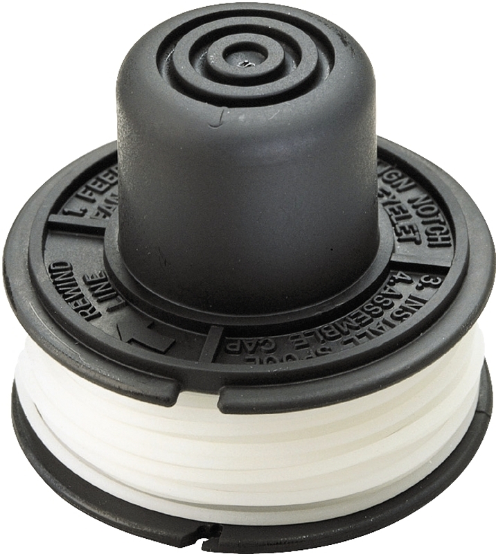 Black+Decker RS-136 Bump Feed Spool, 0.065 in Dia, 20 ft L, Nylon, White