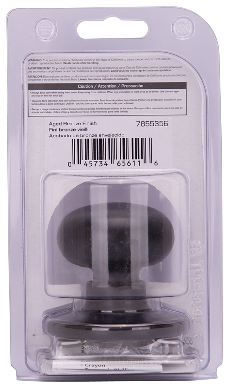 ProSource TFX740V-PS Dummy Knob, TF Design, 1-3/8 to 1-3/4 in Thick Door, Stainless Steel, 65.7 mm Rose/Base