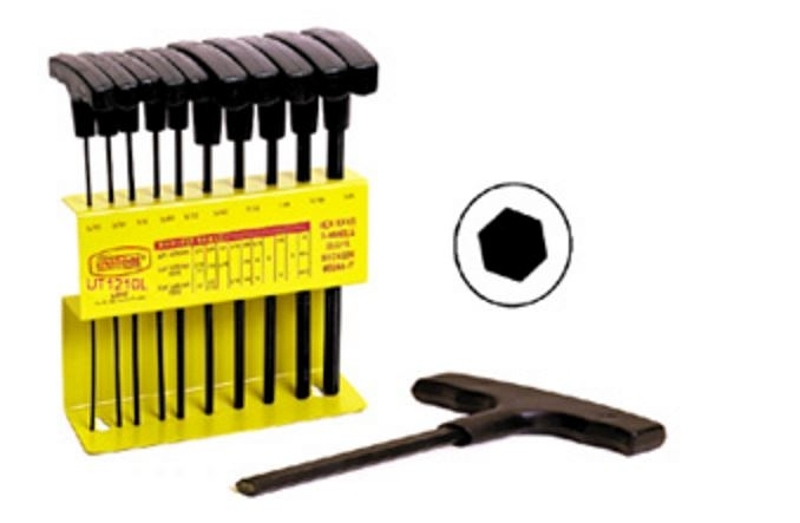 Unitool UT1210L Hexagonal Key Set, 10-Piece, 9 in L