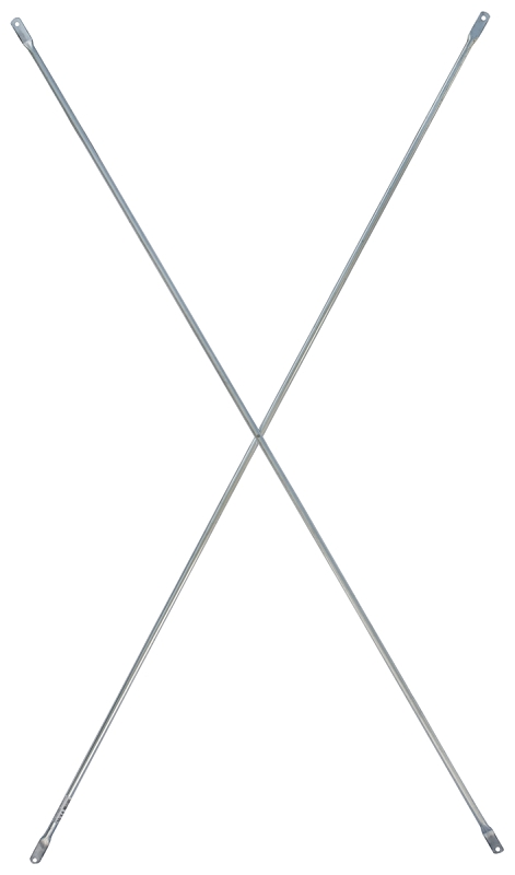 Metaltech M-MC48120 Cross Brace, Galvanized