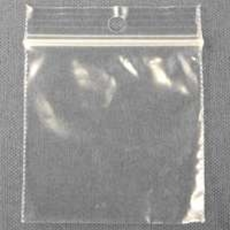 Centurion 1176 Reclosable Bag, 2 in L, 2 in W, Polyethylene, Clear
