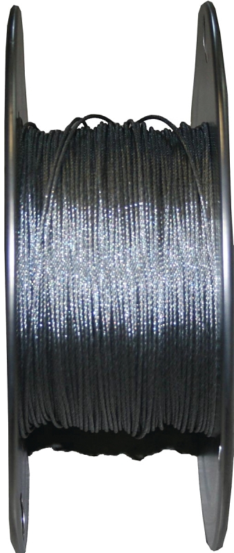 Ben-Mor 80031 Construction Cable, 1/16 in Dia, 500 ft L, 480 lb Working Load, Stainless Steel, Galvanized