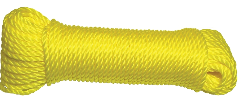 Ben-Mor 60142 Rope, 100 ft L, 3/16 in, Polypropylene, Yellow