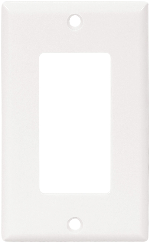 Eaton 2151W-BOX Wallplate, Standard-Size, 4-1/2 in L, 2-3/4 in W, 1-Gang, Thermoset, White