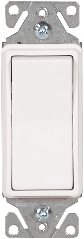 Eaton Wiring Devices 7500 Series 7511W-SP-C Rocker Switch, 15 A, 120/277 V, SPST, -20 to 60 deg C
