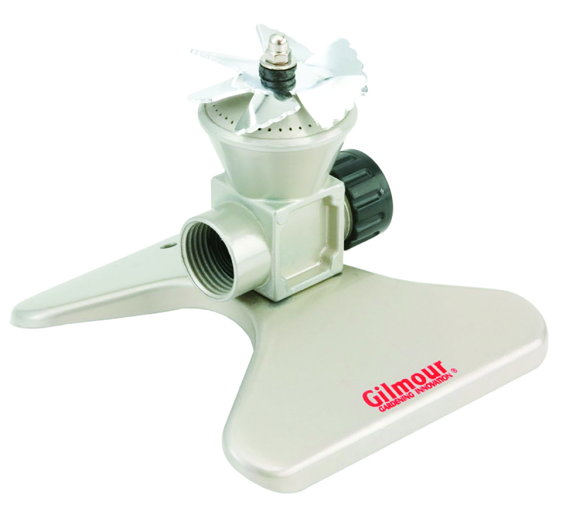 Gilmour 832 Whirling Sprinkler, Square, Metal