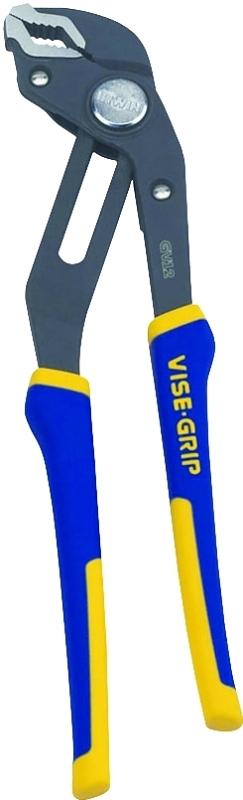 IRWIN 2078112 Groove Lock Plier, 12 in OAL, 2-3/4 in Jaw Opening, Blue/Yellow Handle, Cushion-Grip Handle