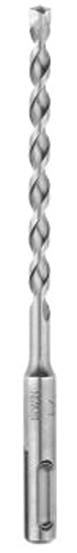 IRWIN 322017 Hammer Drill Bit, 1/4 in Dia, 6 in OAL, Twist Flute, 1-Flute, 2 in Dia Shank, SDS Plus Shank